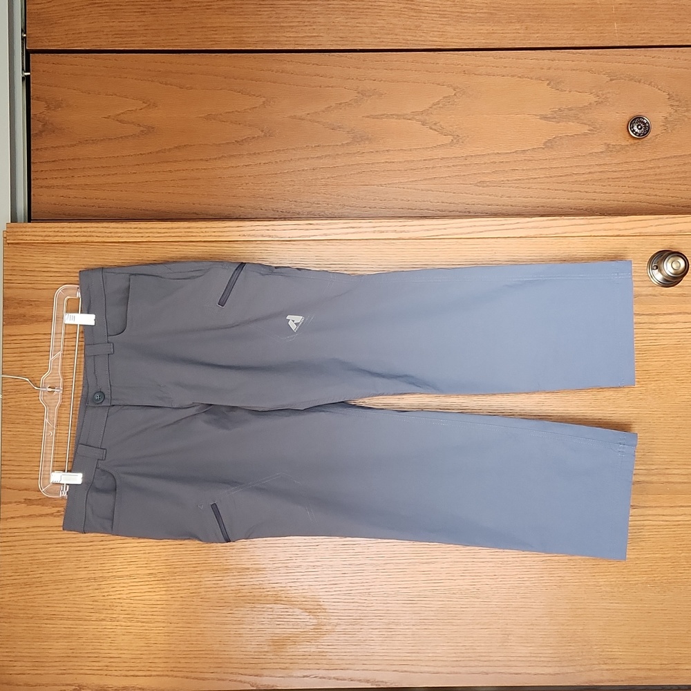 Eddie Bauer First Ascent hiking pants boot cut size 12p grey
